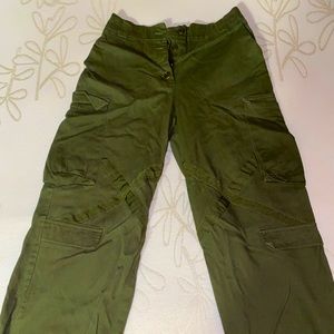 Green Fashion Nova cargo pants size small